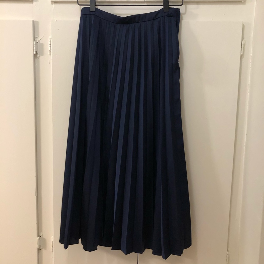 J. Crew pleated midi skirt